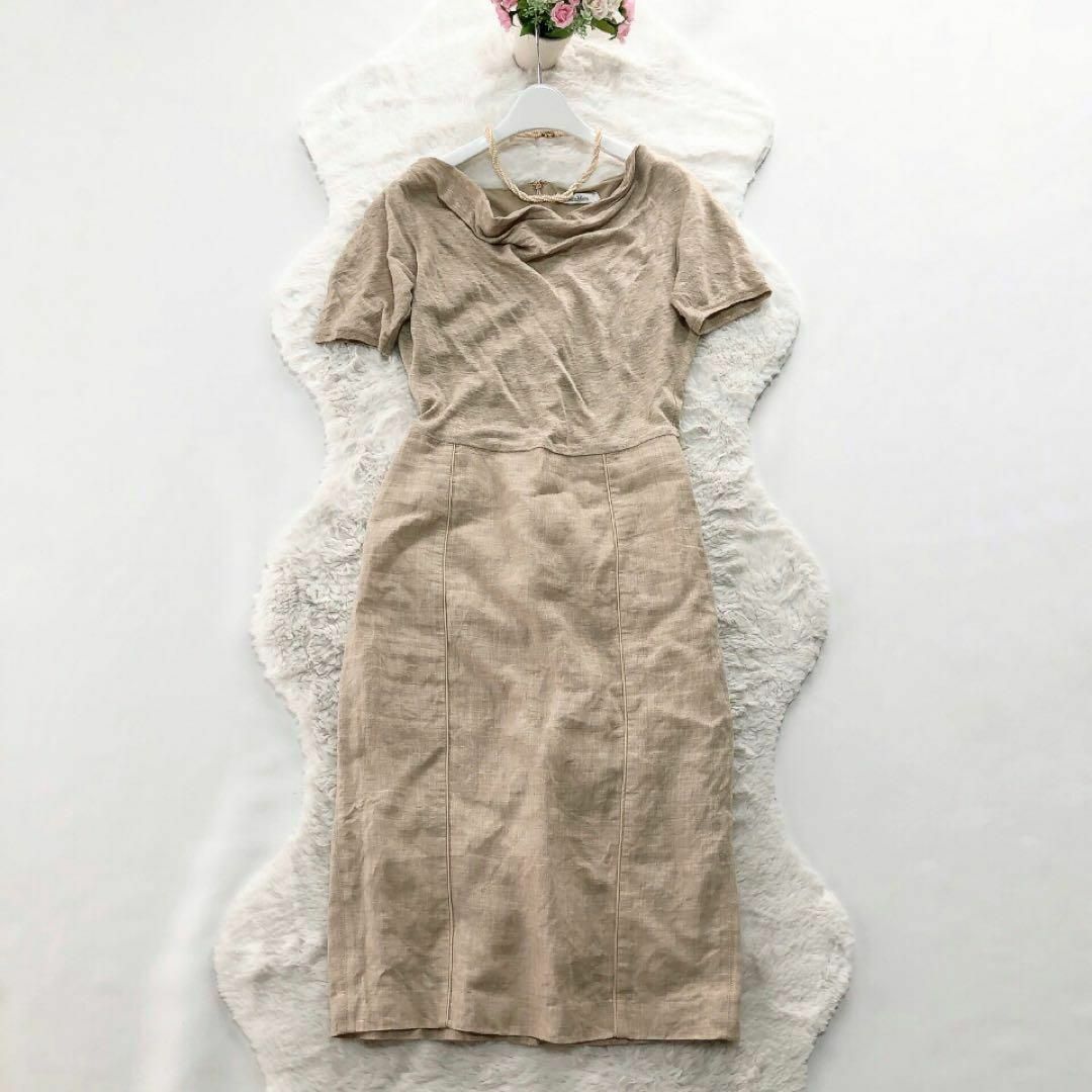 Max Mara - MaxMara*マックスマーラ リネン100%ワンピース Max Mara - MaxMara*マックスマーラ リネン100%ワンピース