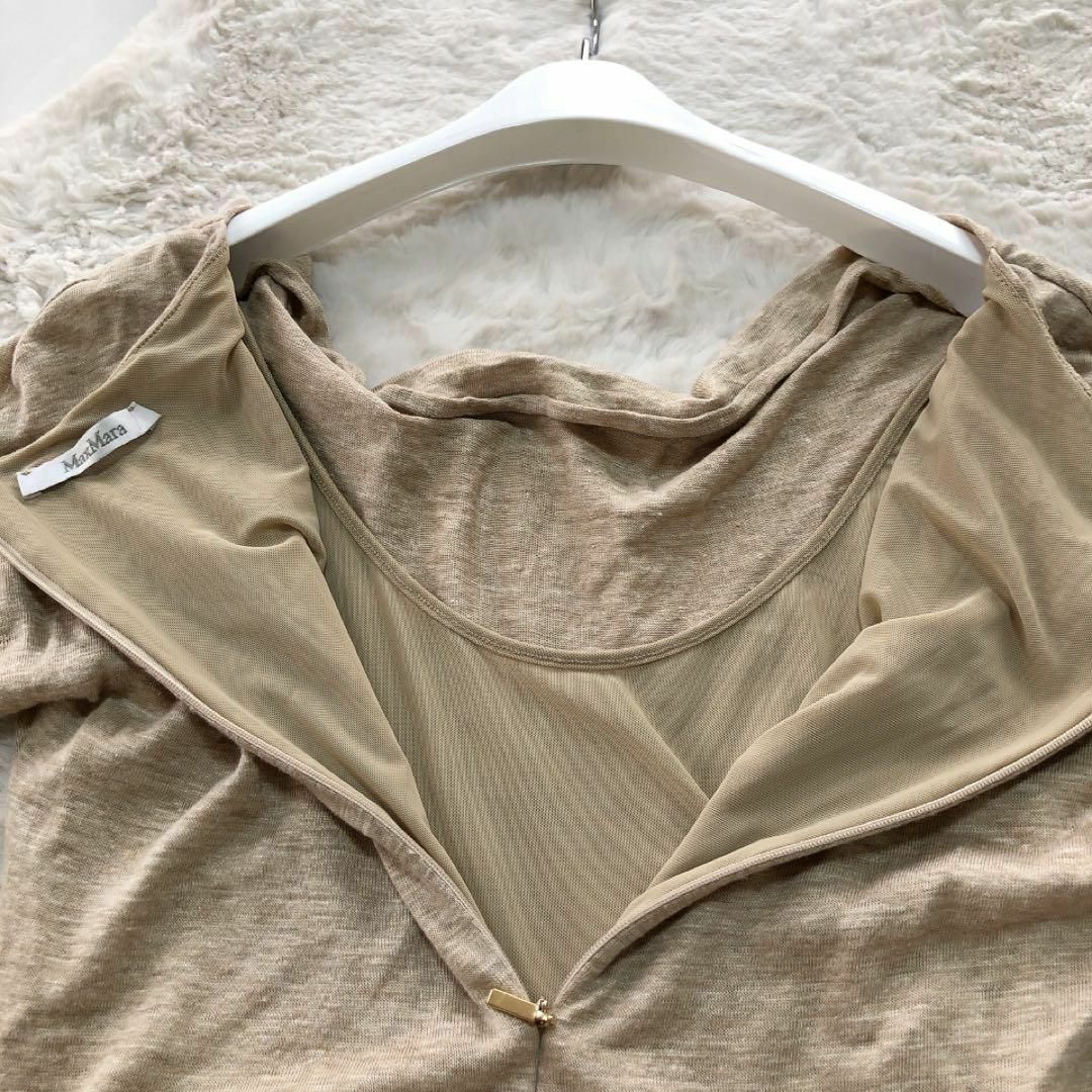 Max Mara - MaxMara*マックスマーラ リネン100%ワンピース Max Mara - MaxMara*マックスマーラ リネン100%ワンピース