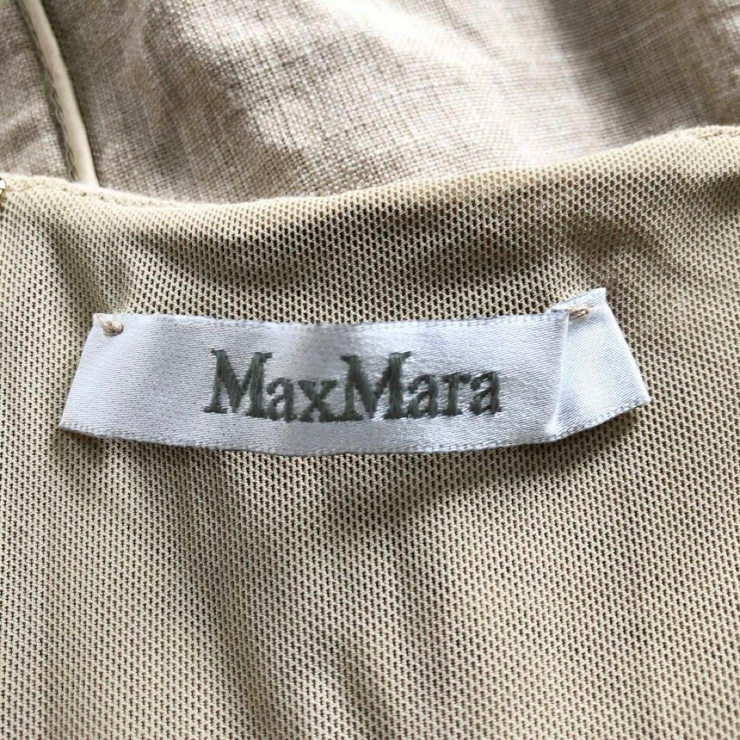 Max Mara - MaxMara*マックスマーラ リネン100%ワンピース Max Mara - MaxMara*マックスマーラ リネン100%ワンピース