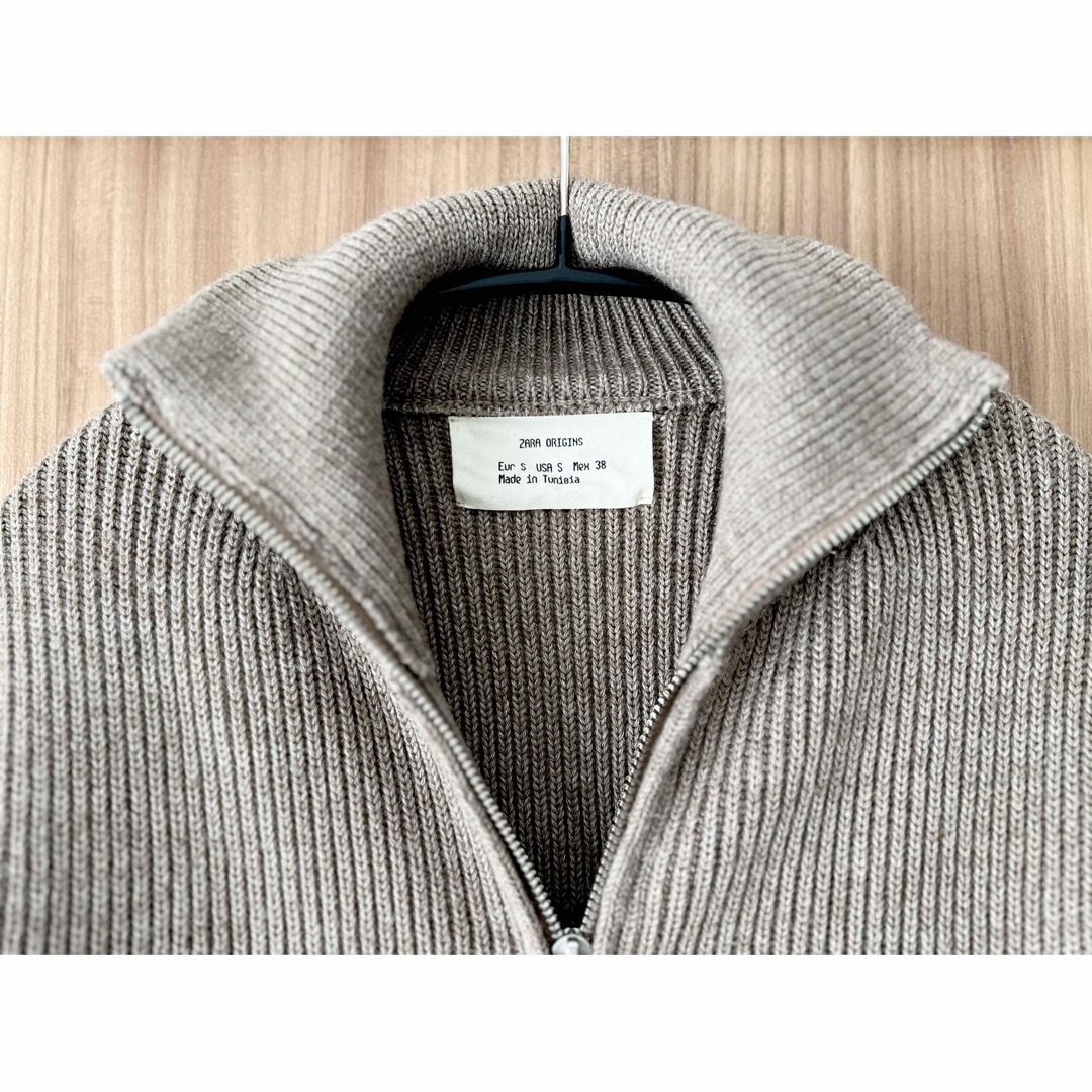 ZARA - ZARA ORIGINS ドライバーズニット ジップアップ ZARA - ZARA ORIGINS ドライバーズニット ジップアップ
