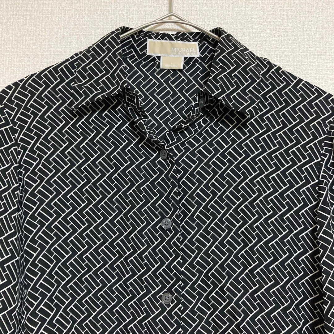 MICHAEL KORS - MICHAL KORS 長袖 ブラウス シルクシャツ 美品 MICHAEL KORS - MICHAL KORS 長袖 ブラウス シルクシャツ 美品