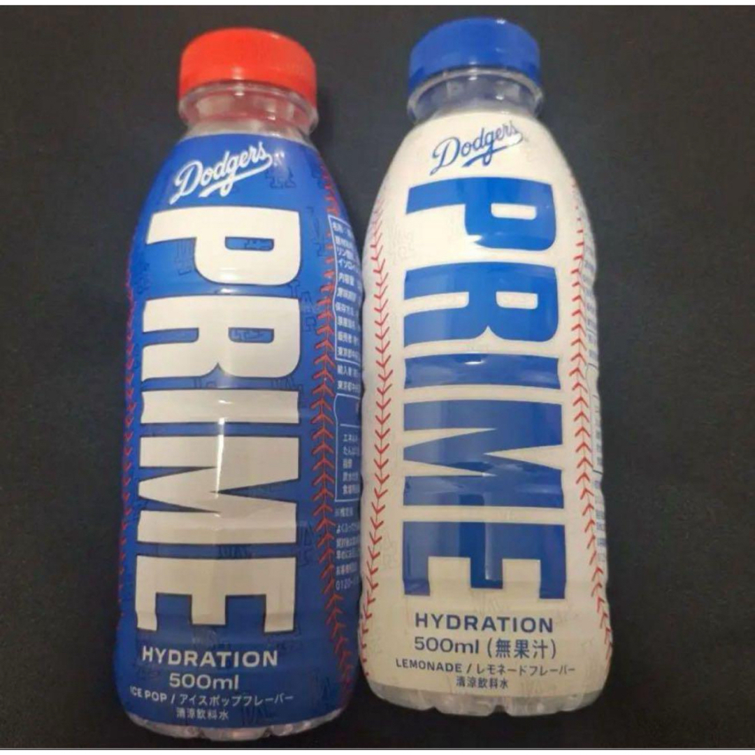 PRIME HYDRATION ドジャース 500ml 2本入り スポーツ/アウトドアのトレーニング/エクササイズ(トレーニング用品)の商品写真