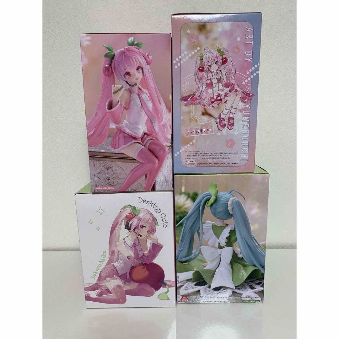 TAITO - 初音ミク 桜ミク フィギュア 4種セットの通販 by たつの TAITO - 初音ミク 桜ミク フィギュア 4種セットの通販 by たつの