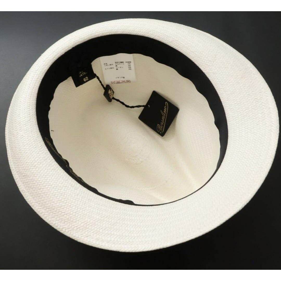 Borsalino - 2923◇ボルサリーノ◇高級パナマ帽◇62(実寸61 Borsalino - 2923◇ボルサリーノ◇高級パナマ帽◇62(実寸61