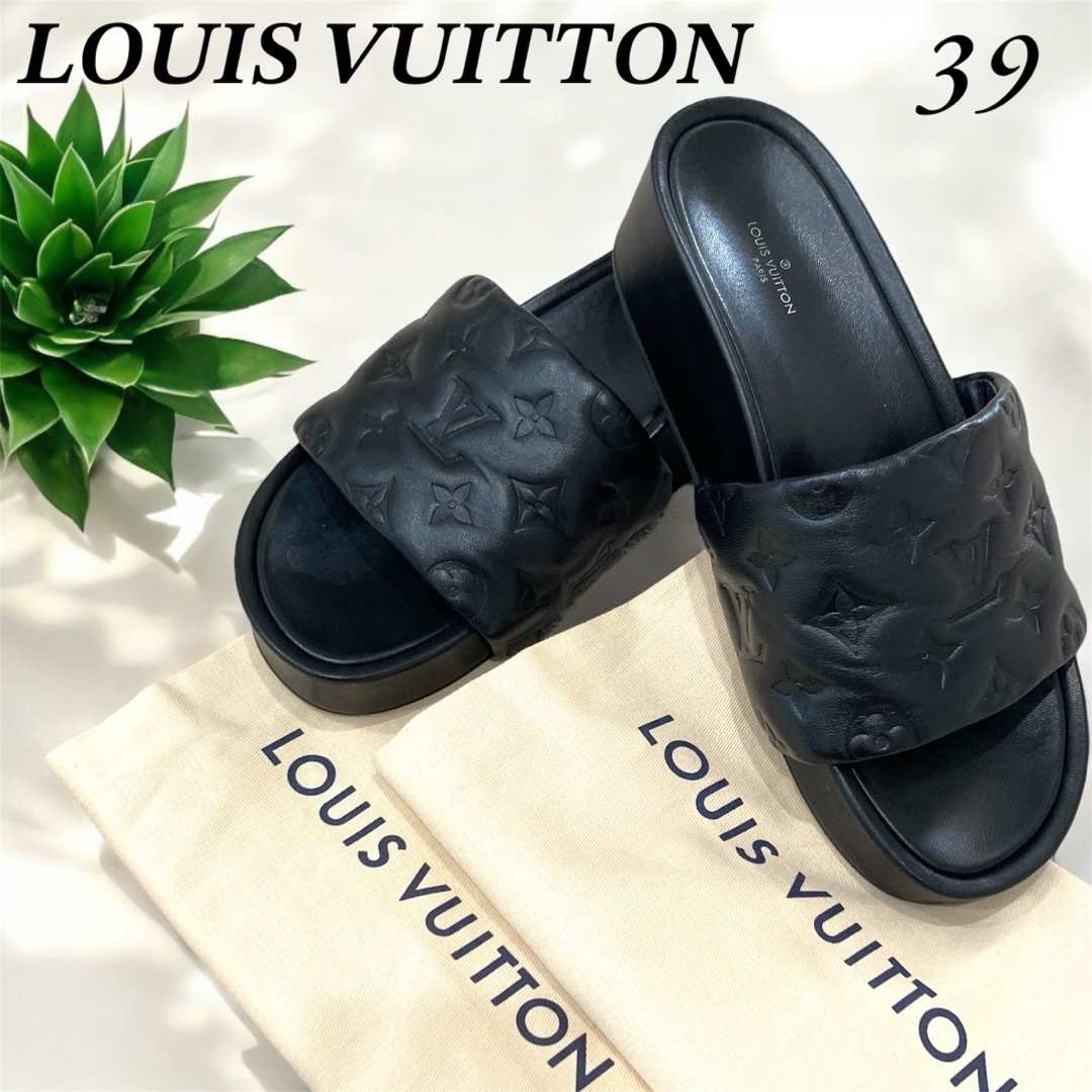 LOUIS VUITTON - 【美品】ルイヴィトン サンダル モノグラム LOUIS VUITTON - 【美品】ルイヴィトン サンダル モノグラム