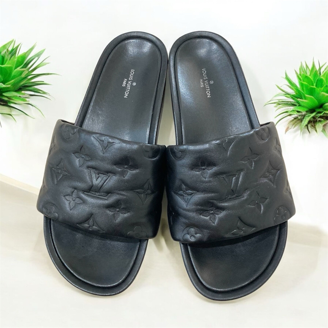 LOUIS VUITTON - 【美品】ルイヴィトン サンダル モノグラム LOUIS VUITTON - 【美品】ルイヴィトン サンダル モノグラム