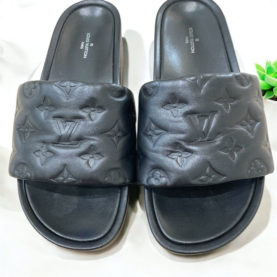 LOUIS VUITTON - 【美品】ルイヴィトン サンダル モノグラム LOUIS VUITTON - 【美品】ルイヴィトン サンダル モノグラム