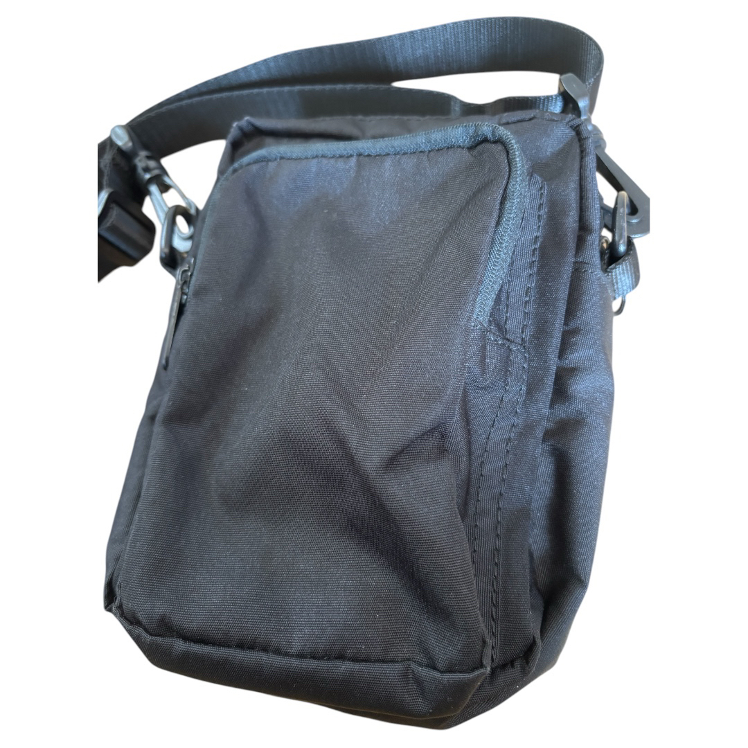 CORDURA - CORDURA FABRIC ミニショルダーバッグ 黒 サコッシュ CORDURA - CORDURA FABRIC ミニショルダーバッグ 黒 サコッシュ