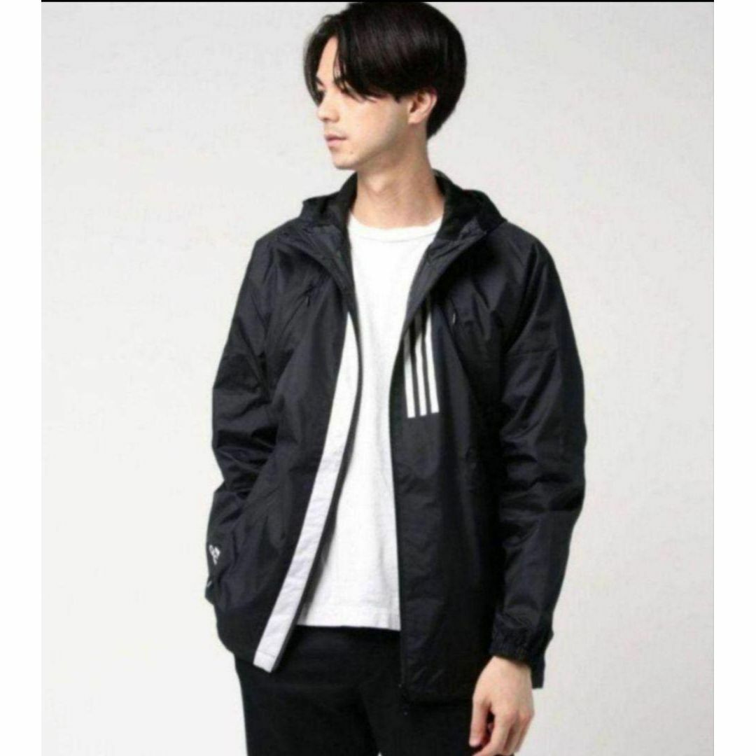 adidas - アディダス 黒 SixTONES 松村北斗 ナイロンジャケット adidas - アディダス 黒 SixTONES 松村北斗 ナイロンジャケット