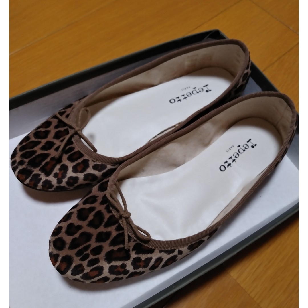 repetto - 【IENA別注】Repetto ベロア レオパード バレエ repetto - 【IENA別注】Repetto ベロア レオパード バレエ