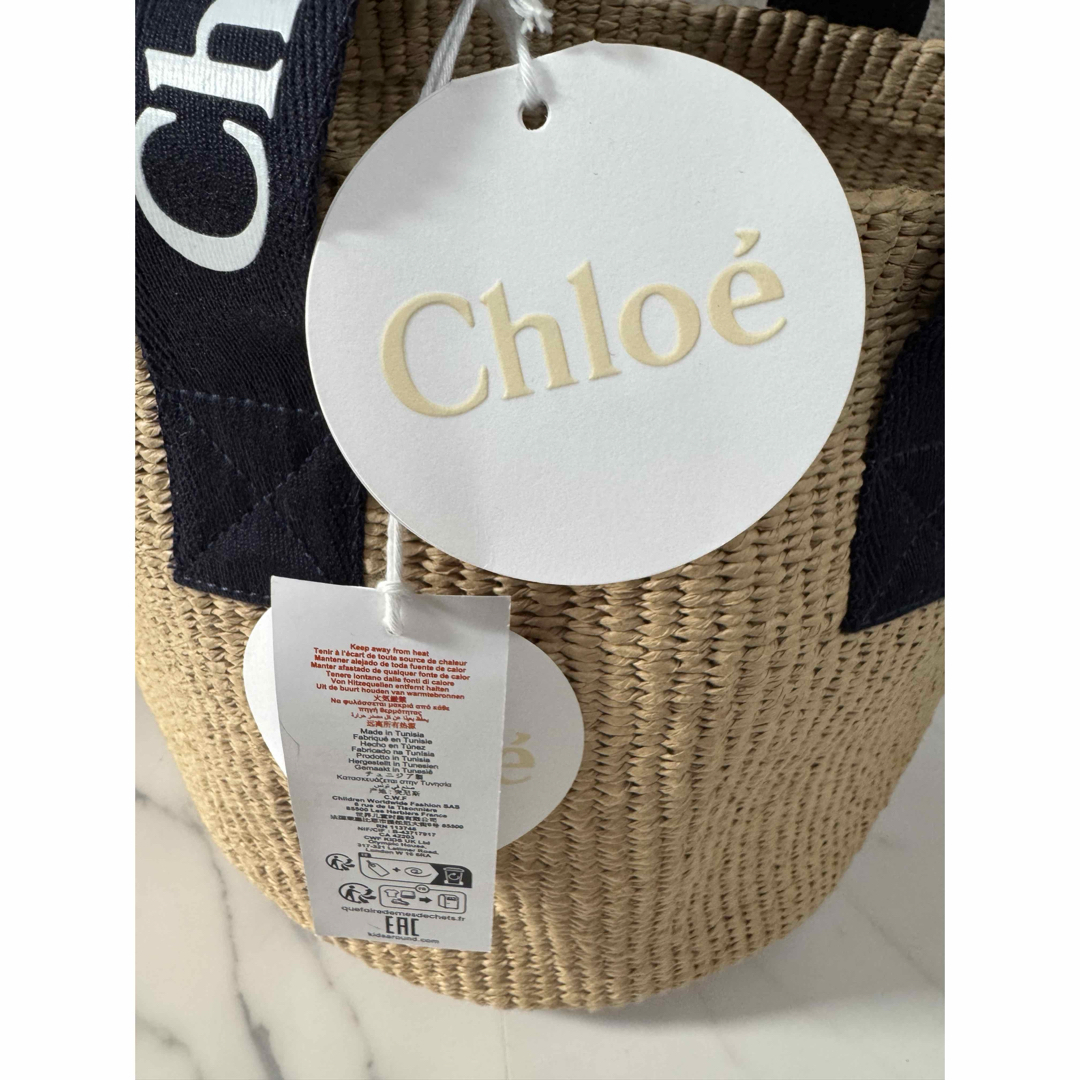 Chloe - 新品 Chloeクロエ キッズ かごバッグ ナチュラル Chloe - 新品 Chloeクロエ キッズ かごバッグ ナチュラル