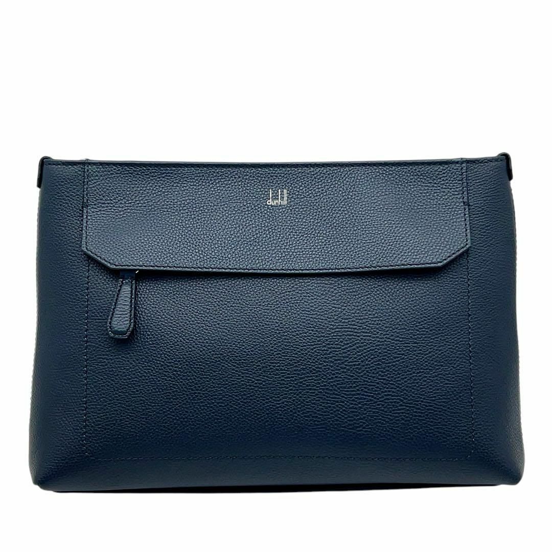 Dunhill - 【最高峰美品】ダンヒル レザー クラッチバッグ Dunhill - 【最高峰美品】ダンヒル レザー クラッチバッグ
