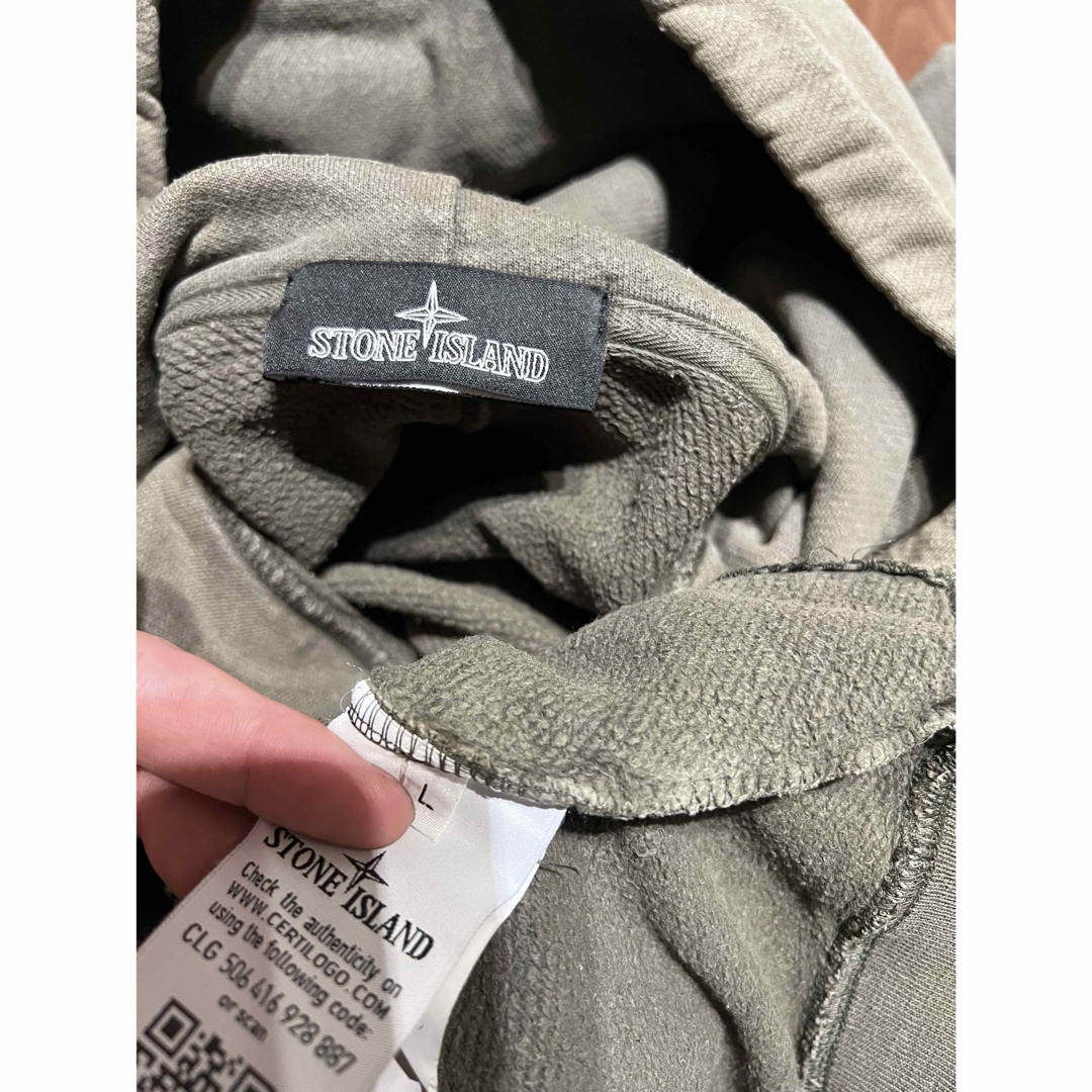 STONE ISLAND - stone island パーカー 春のカーキ3連発shadow STONE ISLAND - stone island パーカー 春のカーキ3連発shadow