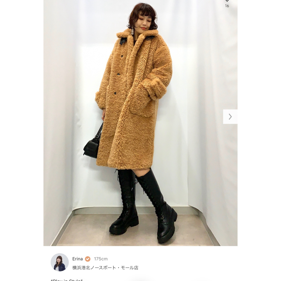 GU - 新品タグ無し GU by rokh ジーユー×ロクコラボ ファーリー GU - 新品タグ無し GU by rokh ジーユー×ロクコラボ ファーリー