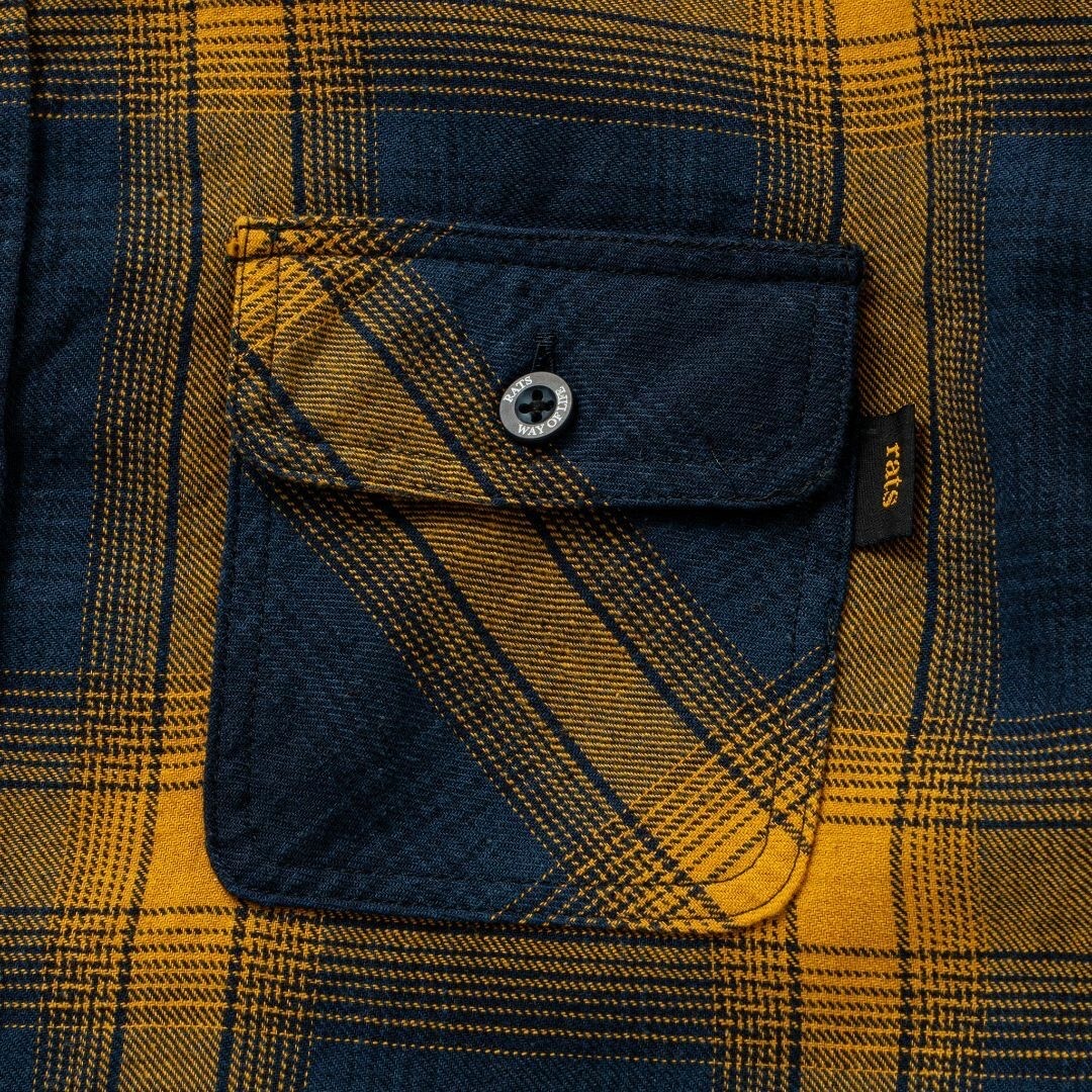 RATS - キムタク 私物 RATS COTTON LINEN CHECK SHIRTの通販 by RATS - キムタク 私物 RATS COTTON LINEN CHECK SHIRTの通販 by