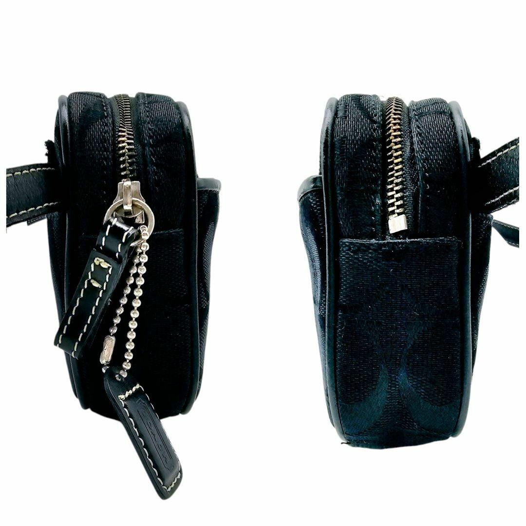 COACH - 【極美品】コーチ ミニウエストポーチ ブラック COACH - 【極美品】コーチ ミニウエストポーチ ブラック