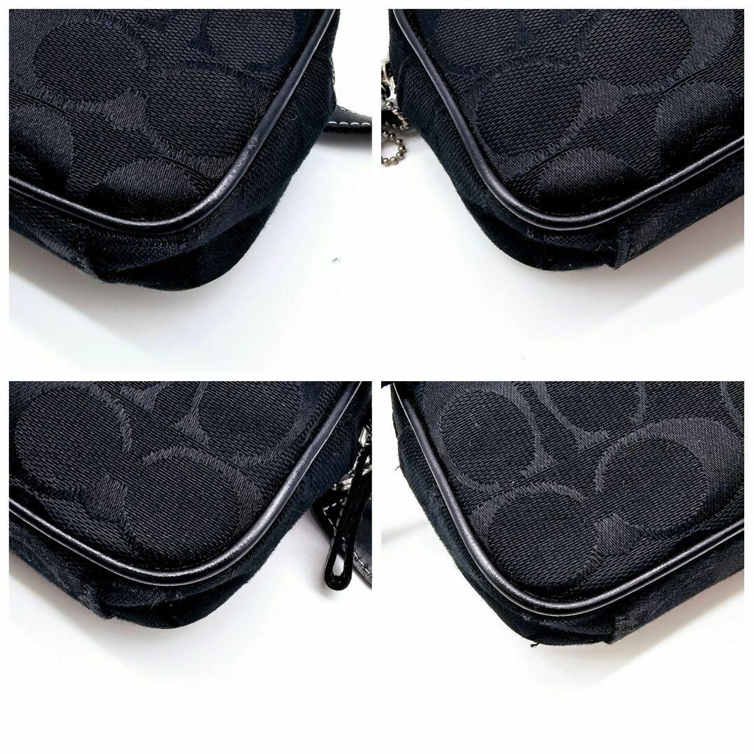COACH - 【極美品】コーチ ミニウエストポーチ ブラック COACH - 【極美品】コーチ ミニウエストポーチ ブラック