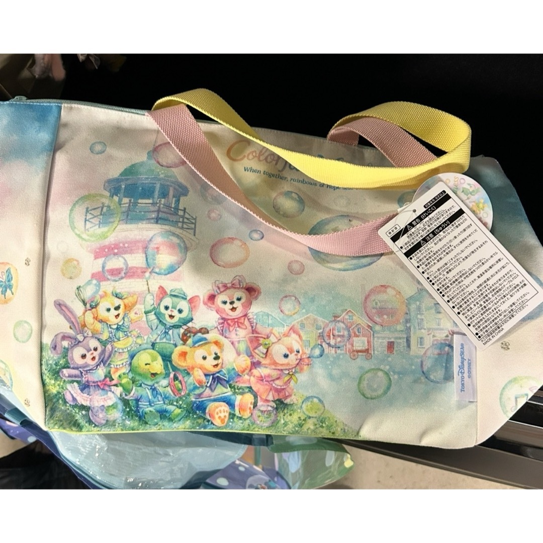 Disney - ダッフィーフレンズ20周年 カラフルハピネス トート Disney - ダッフィーフレンズ20周年 カラフルハピネス トート