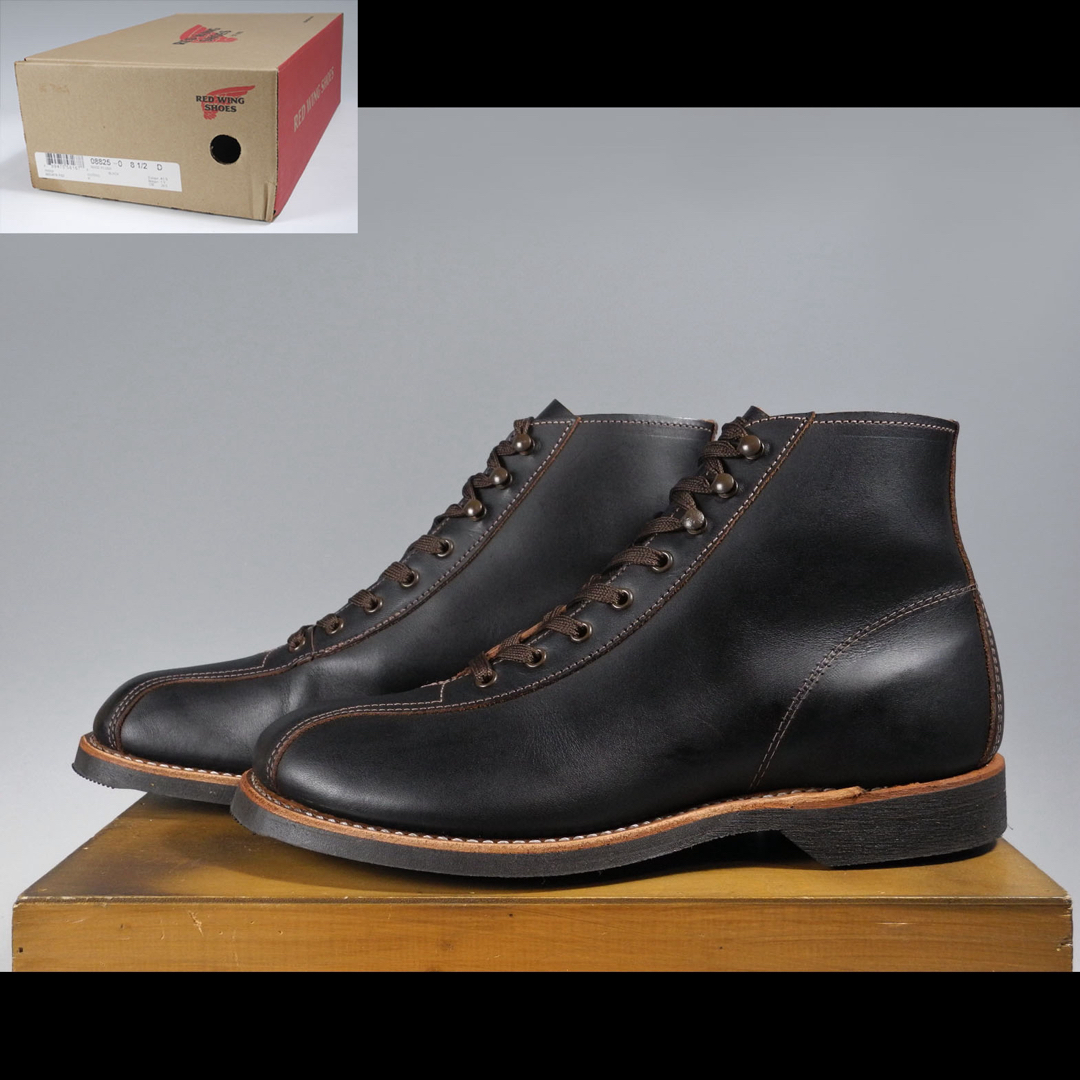 REDWING - 8825アウティング ブーツ茶芯フラットボックス9060 REDWING - 8825アウティング ブーツ茶芯フラットボックス9060