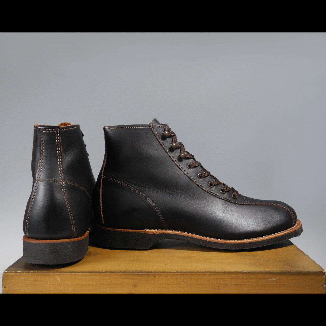 REDWING - 8825アウティング ブーツ茶芯フラットボックス9060 REDWING - 8825アウティング ブーツ茶芯フラットボックス9060
