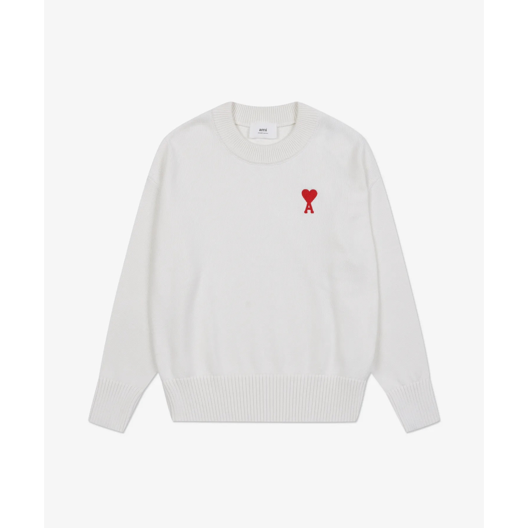 ami - Ami paris ミニロゴ ニットセーターの通販 by kyam's shop ami - Ami paris ミニロゴ ニットセーターの通販 by kyam's shop