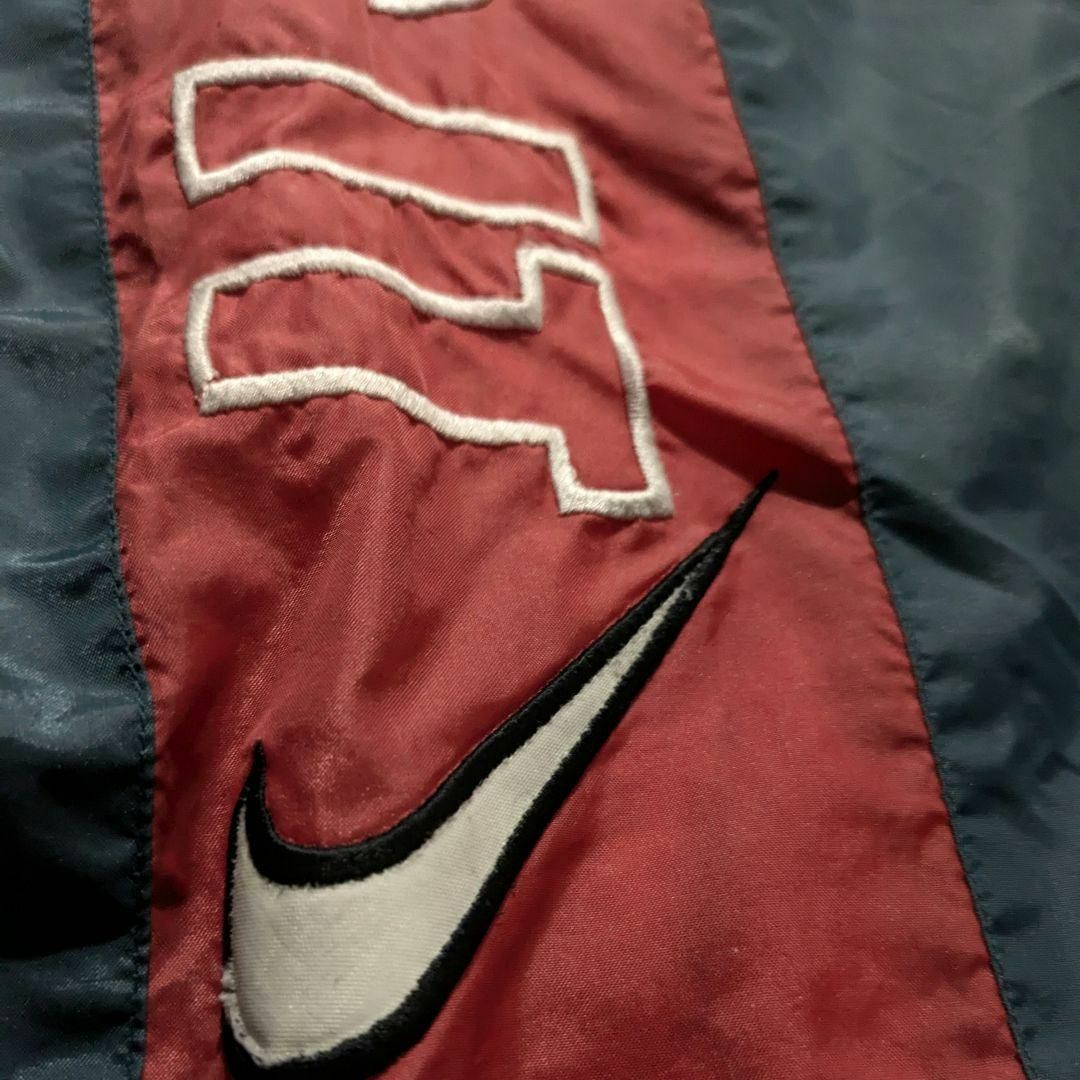NIKE - USA製 90s OLD NIKE ナイロンスケーターパンツ 刺繍ロゴ NIKE - USA製 90s OLD NIKE ナイロンスケーターパンツ 刺繍ロゴ