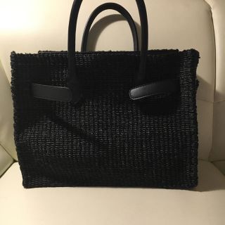 シー(SEA)のSEA カゴバーキンM 希少 Black(かごバッグ/ストローバッグ)