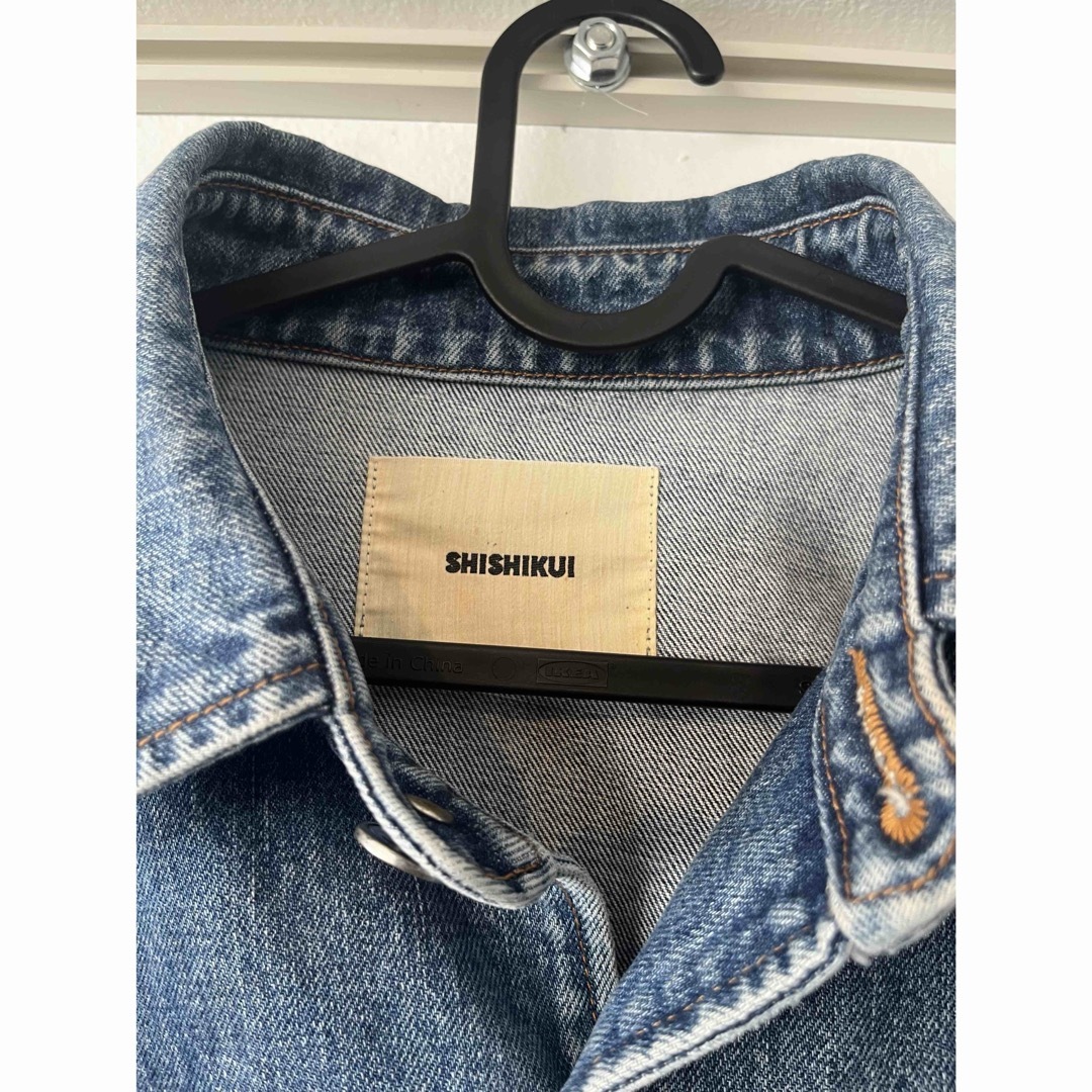 THE SHISHIKUI デニムジャケット/ INDIGO シシクイ 百々千春の THE SHISHIKUI デニムジャケット/ INDIGO シシクイ 百々千春の