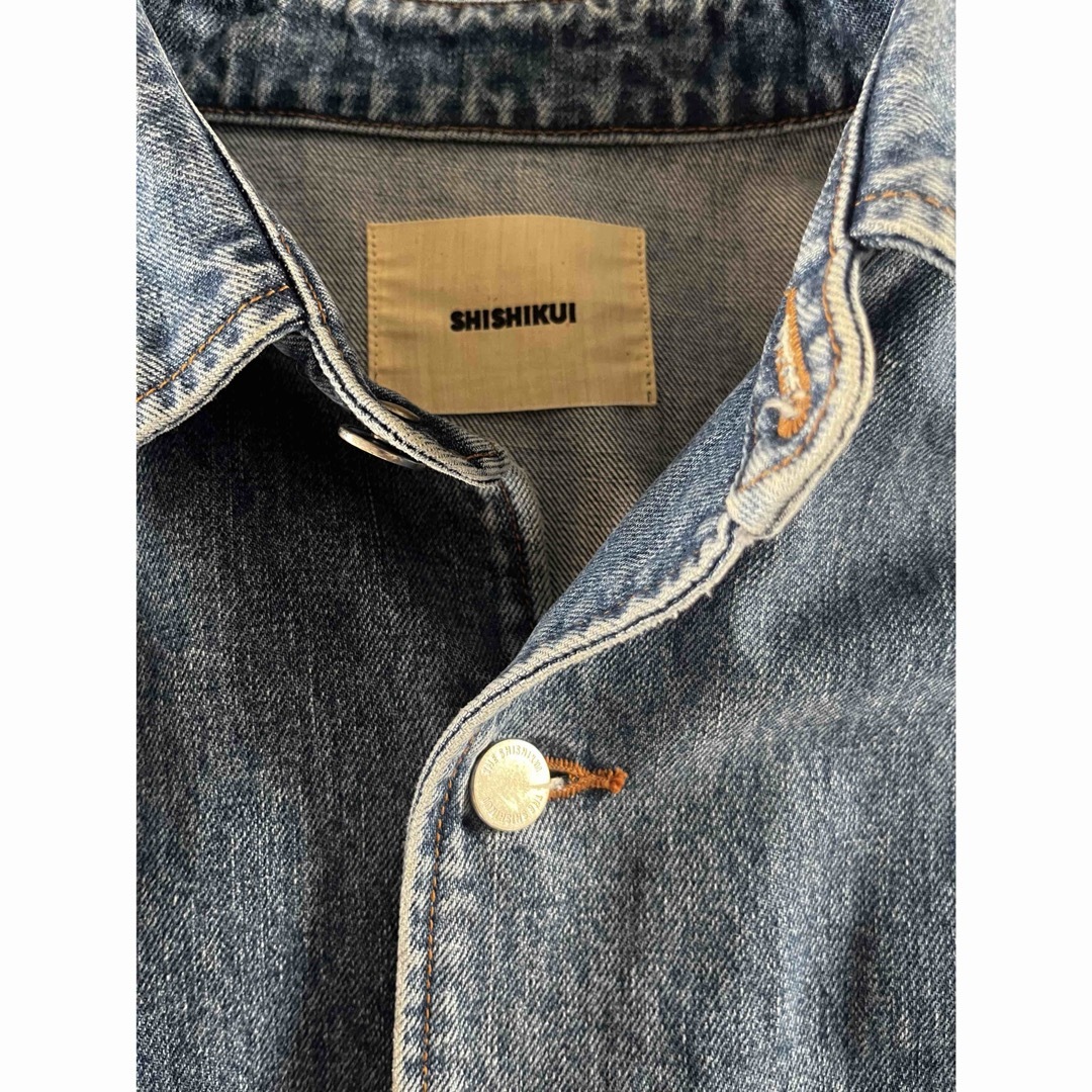 THE SHISHIKUI デニムジャケット/ INDIGO シシクイ 百々千春の THE SHISHIKUI デニムジャケット/ INDIGO シシクイ 百々千春の