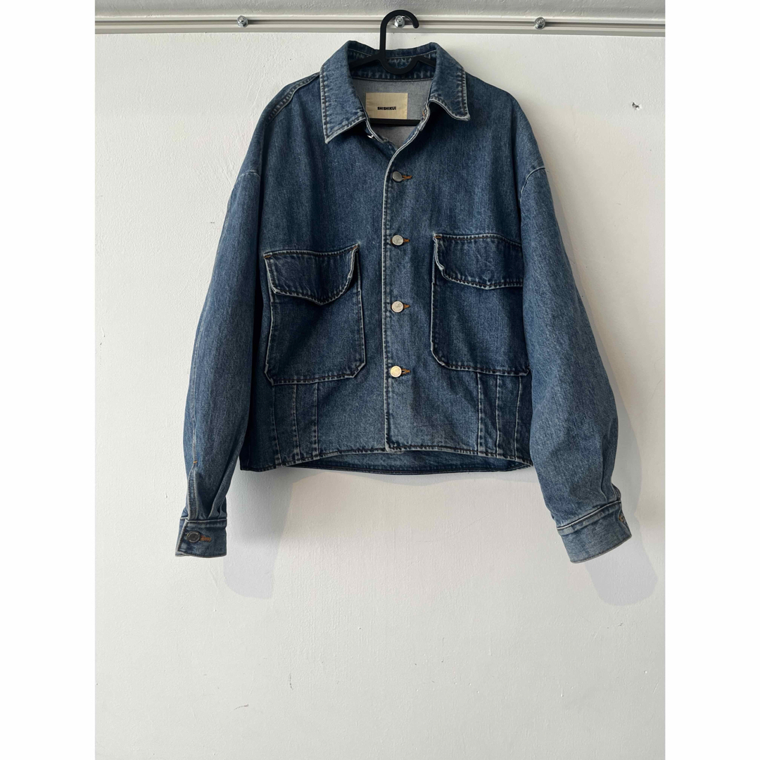 THE SHISHIKUI デニムジャケット/ INDIGO シシクイ 百々千春の THE SHISHIKUI デニムジャケット/ INDIGO シシクイ 百々千春の
