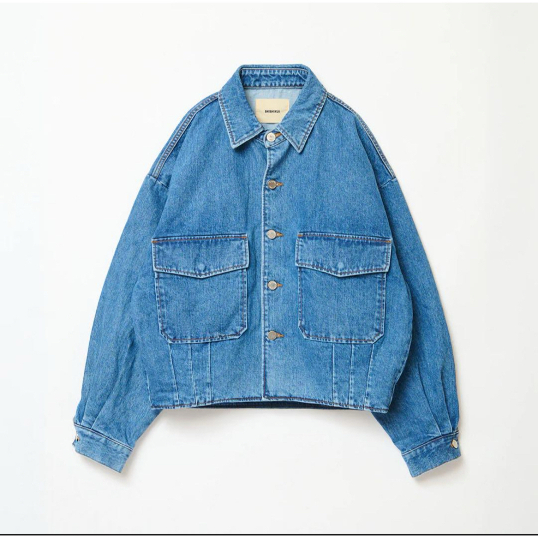 THE SHISHIKUI デニムジャケット/ INDIGO シシクイ 百々千春の THE SHISHIKUI デニムジャケット/ INDIGO シシクイ 百々千春の