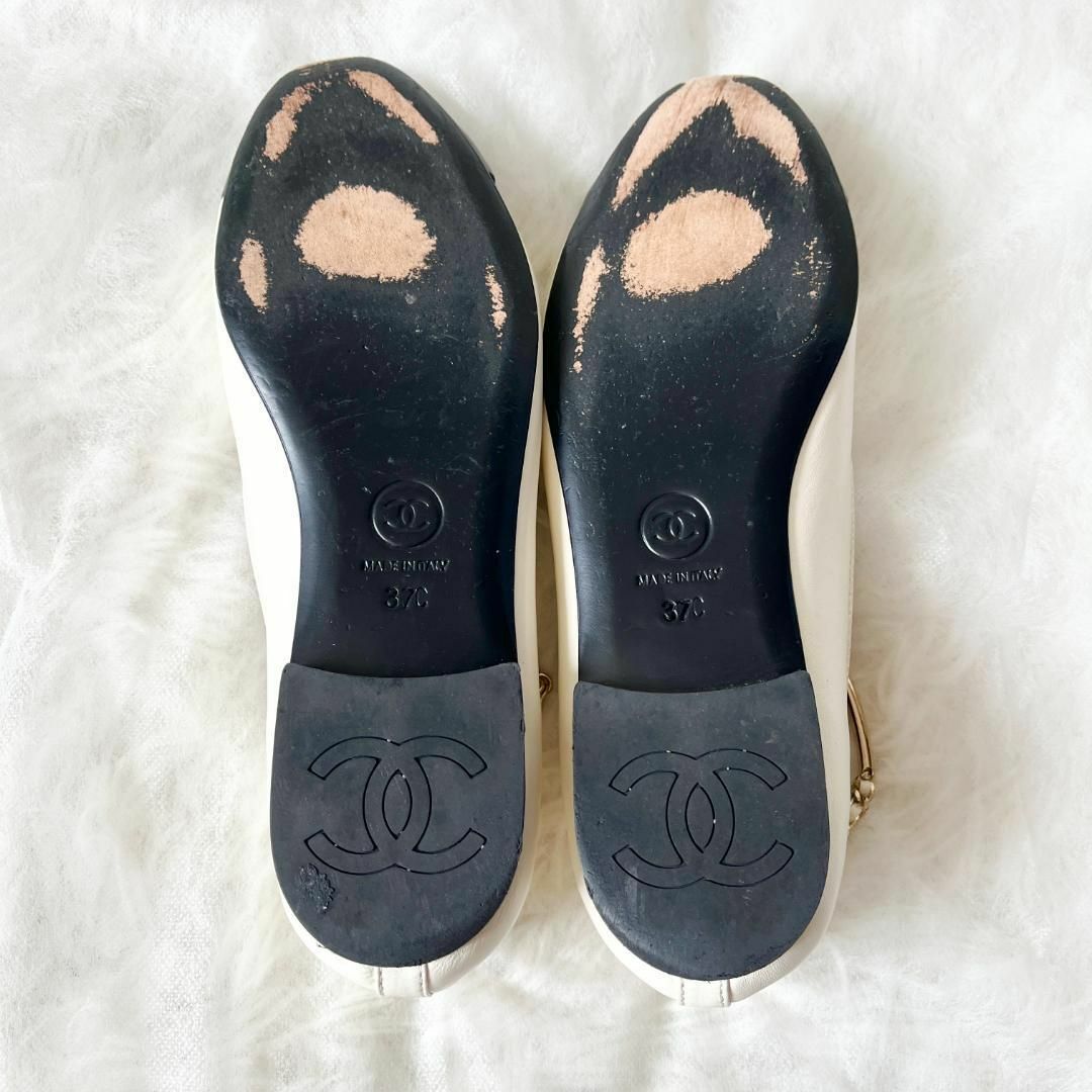 CHANEL - ①37☆シャネル バレリーナシューズ パンプス フラット CHANEL - ①37☆シャネル バレリーナシューズ パンプス フラット