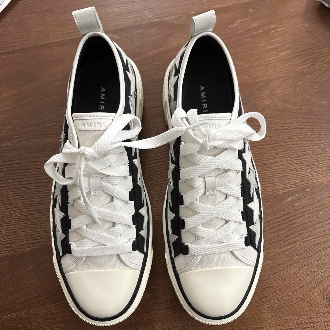 AMIRI - 43 黒 STARS COURT LOW スニーカーの通販 by SNOOPY's AMIRI - 43 黒 STARS COURT LOW スニーカーの通販 by SNOOPY's
