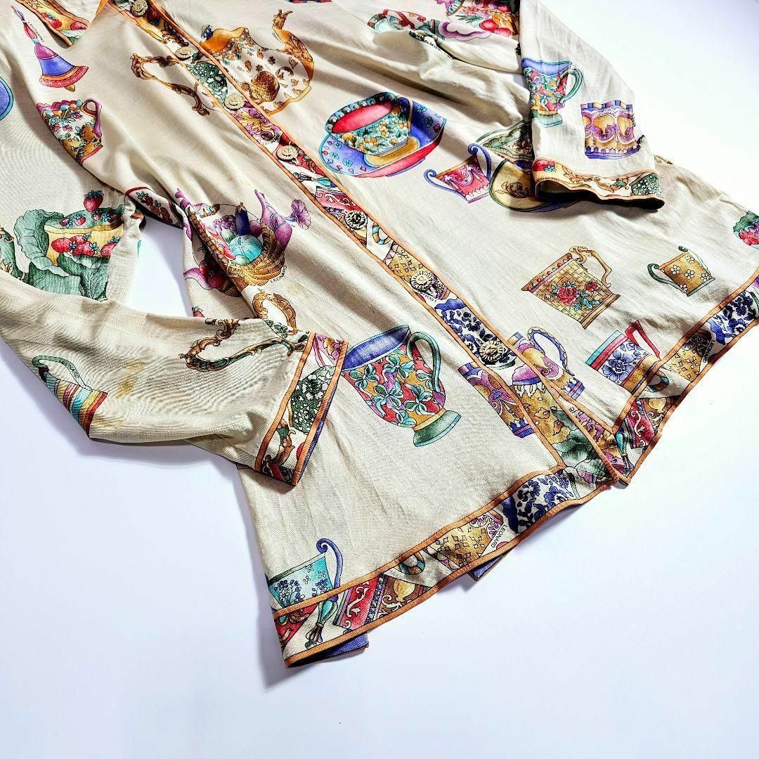 LEONARD - 【希少サイズLL】レオナール 総柄 シャツ 長袖 LEONARD - 【希少サイズLL】レオナール 総柄 シャツ 長袖