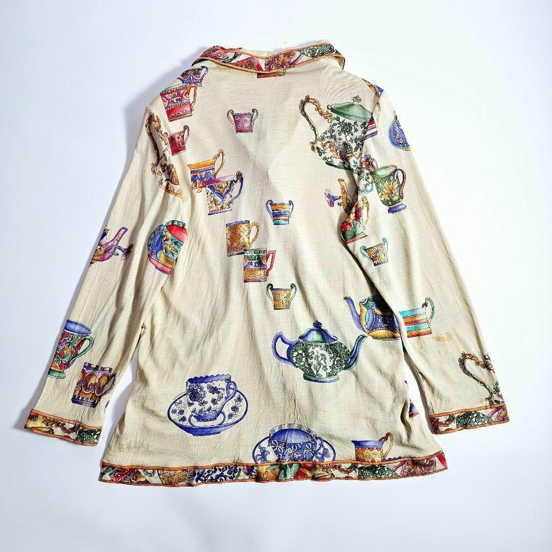 LEONARD - 【希少サイズLL】レオナール 総柄 シャツ 長袖 LEONARD - 【希少サイズLL】レオナール 総柄 シャツ 長袖