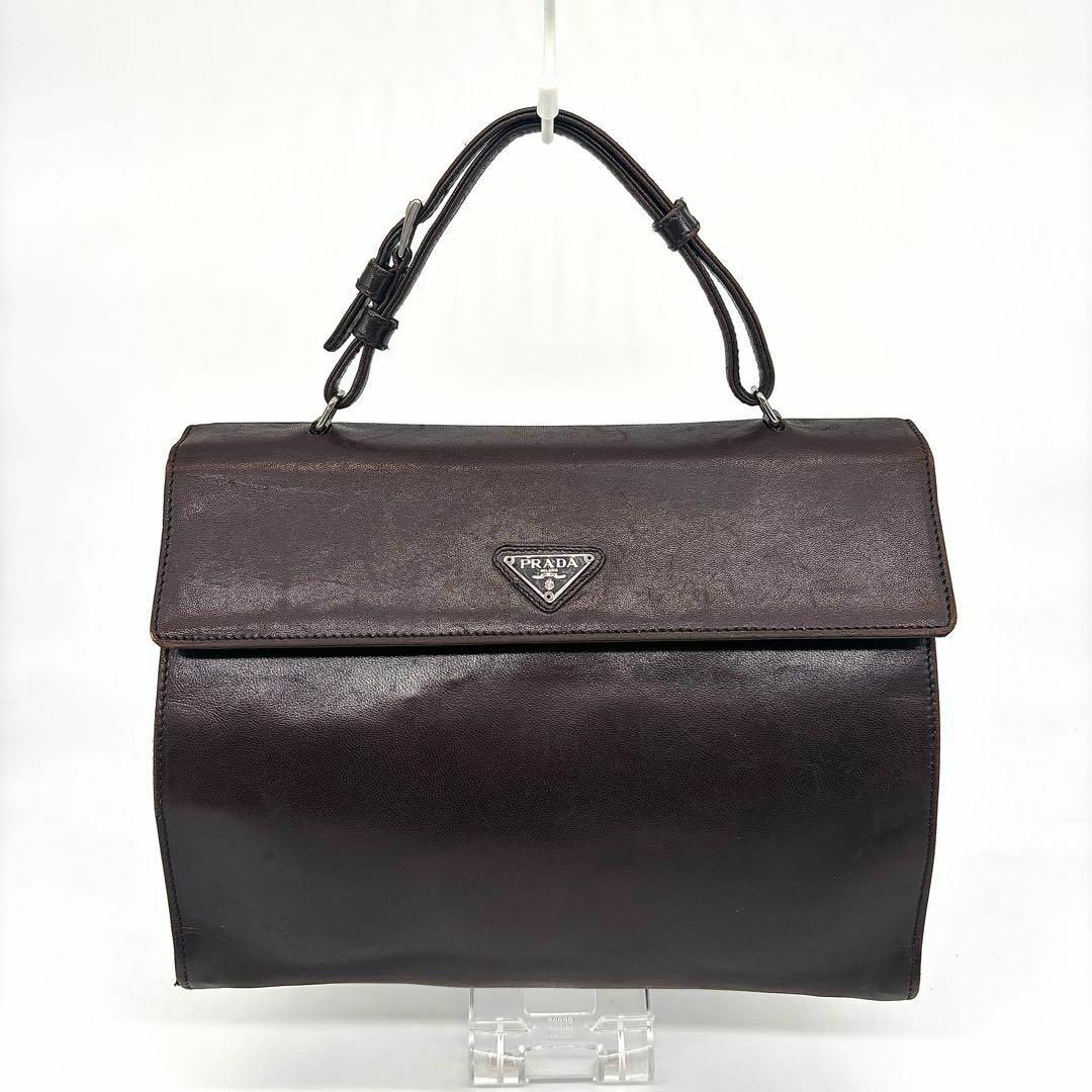 PRADA - PRADA プラダ ナイロン レザー ハンドバッグ ビジネス PRADA - PRADA プラダ ナイロン レザー ハンドバッグ ビジネス