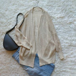 Plage - 新品未使用 R'IAM ラメカーディガン ブラックの通販 by Plage - 新品未使用 R'IAM ラメカーディガン ブラックの通販 by