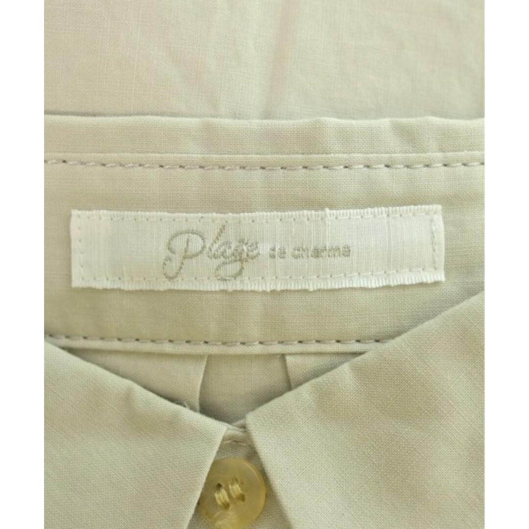 Plage - Plage プラージュ シャツワンピース 38(M位) ベージュ Plage - Plage プラージュ シャツワンピース 38(M位) ベージュ
