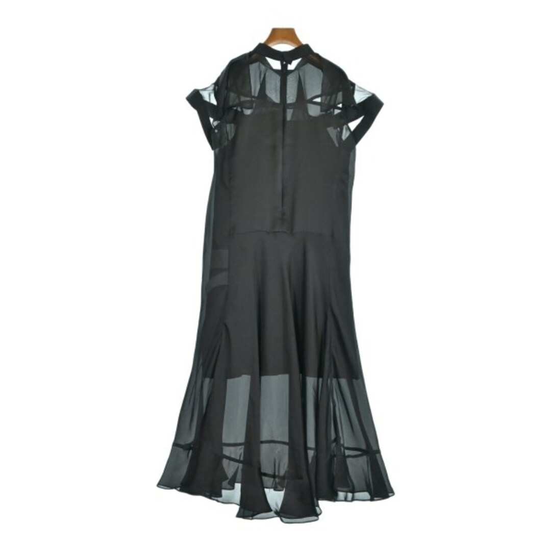 sacai - sacai サカイ ワンピース 3(L位) 黒 【古着】【中古】の sacai - sacai サカイ ワンピース 3(L位) 黒 【古着】【中古】の