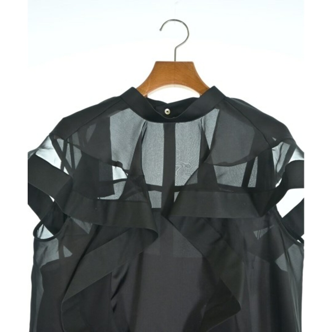 sacai - sacai サカイ ワンピース 3(L位) 黒 【古着】【中古】の sacai - sacai サカイ ワンピース 3(L位) 黒 【古着】【中古】の