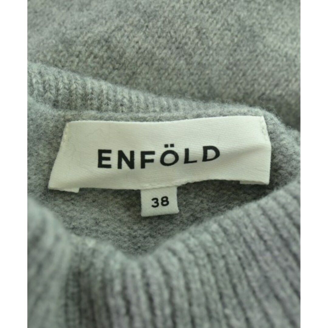 ENFOLD - ENFOLD エンフォルド ニット・セーター 38(M位) グレー ENFOLD - ENFOLD エンフォルド ニット・セーター 38(M位) グレー