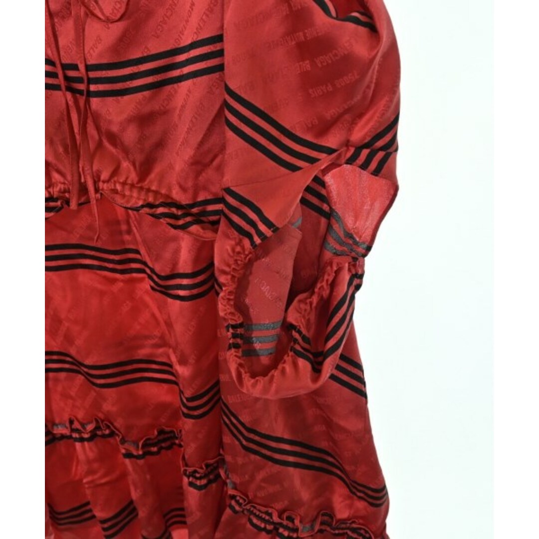 BALENCIAGA - BALENCIAGA ワンピース 34(XXS位) 赤x黒等 BALENCIAGA - BALENCIAGA ワンピース 34(XXS位) 赤x黒等