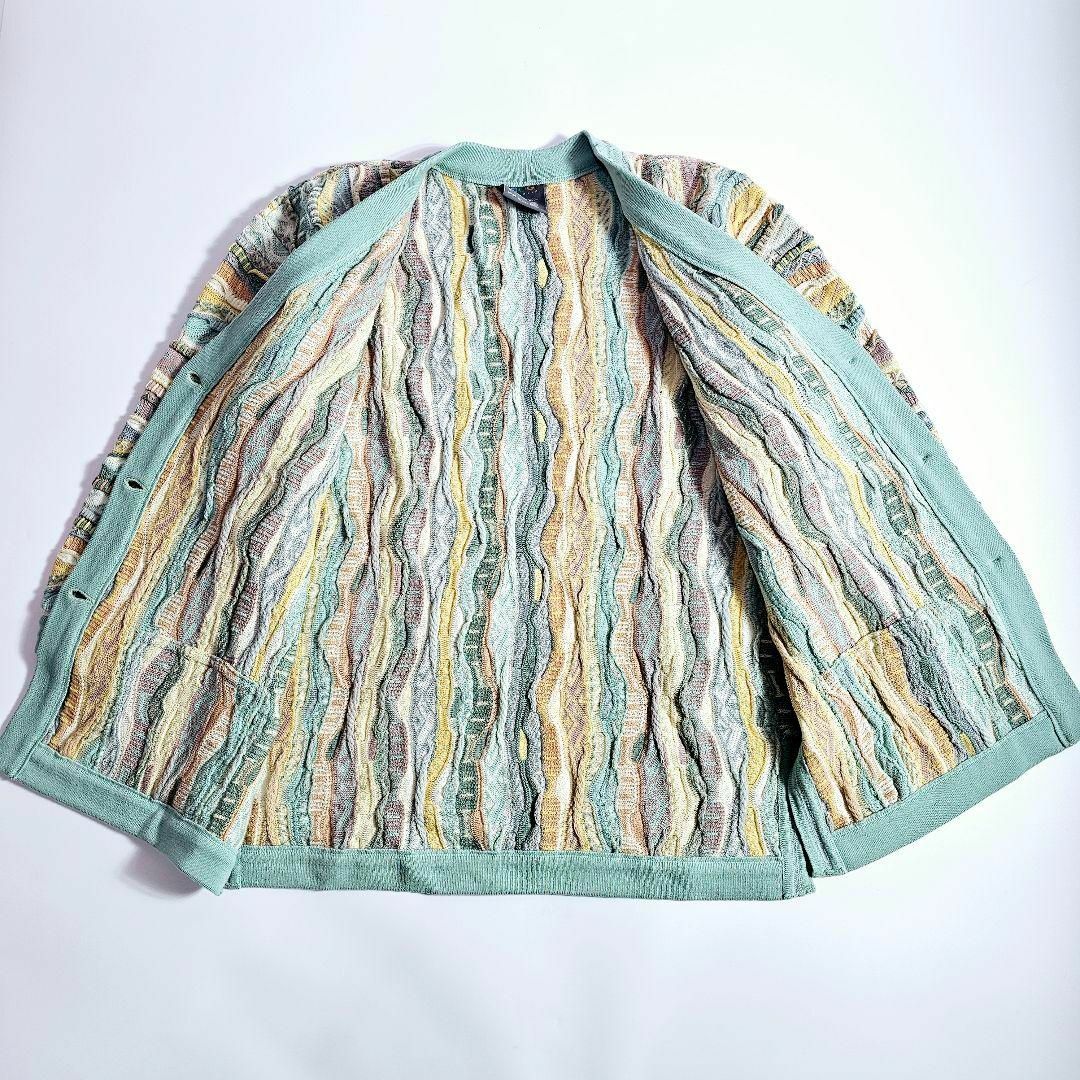 COOGI - 【良品】クージー 3Dニット カーディガン アースカラー COOGI - 【良品】クージー 3Dニット カーディガン アースカラー