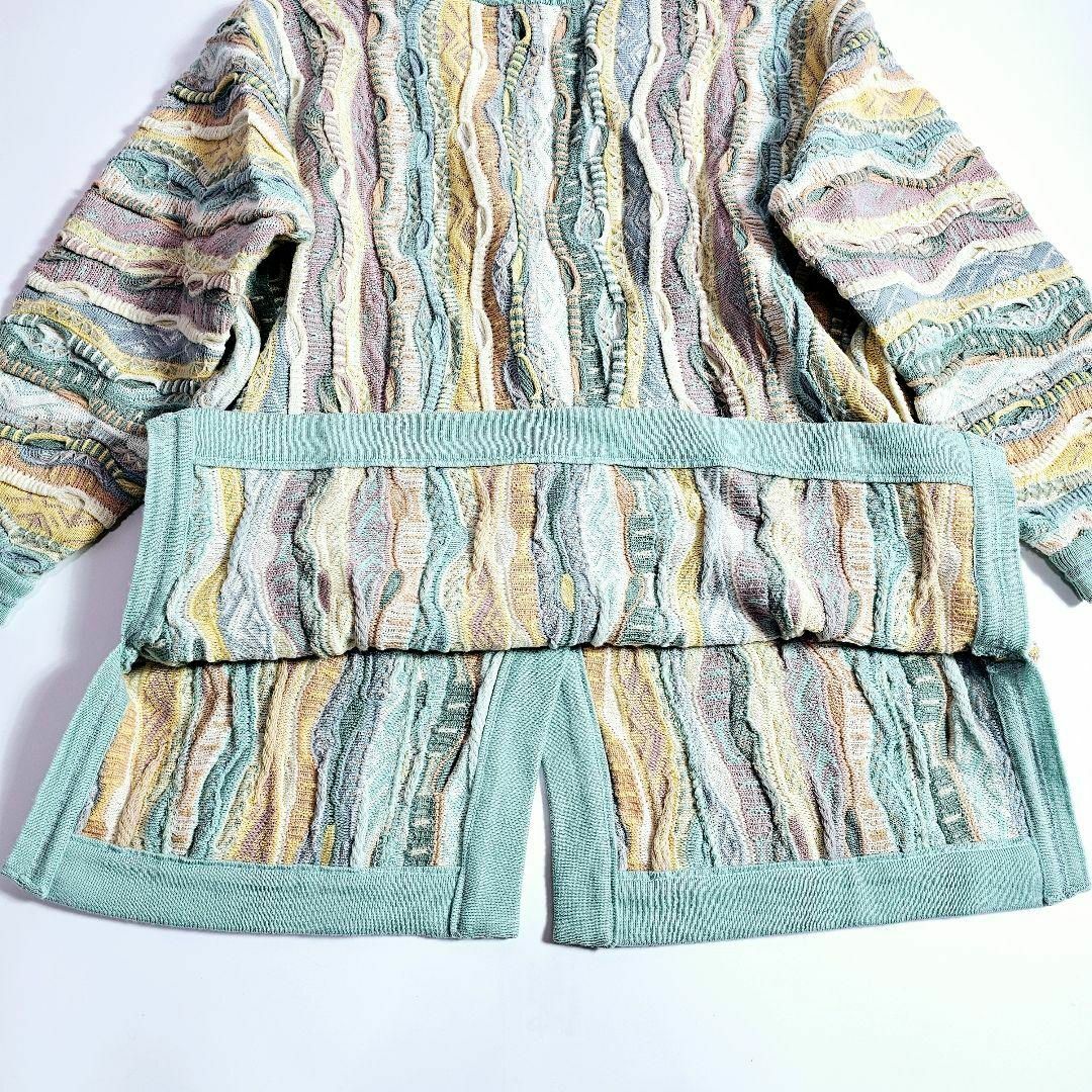 COOGI - 【良品】クージー 3Dニット カーディガン アースカラー COOGI - 【良品】クージー 3Dニット カーディガン アースカラー