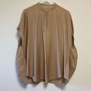 yori フクレティアードブラウス ピンク 36の通販 by chocolate yori フクレティアードブラウス ピンク 36の通販 by chocolate