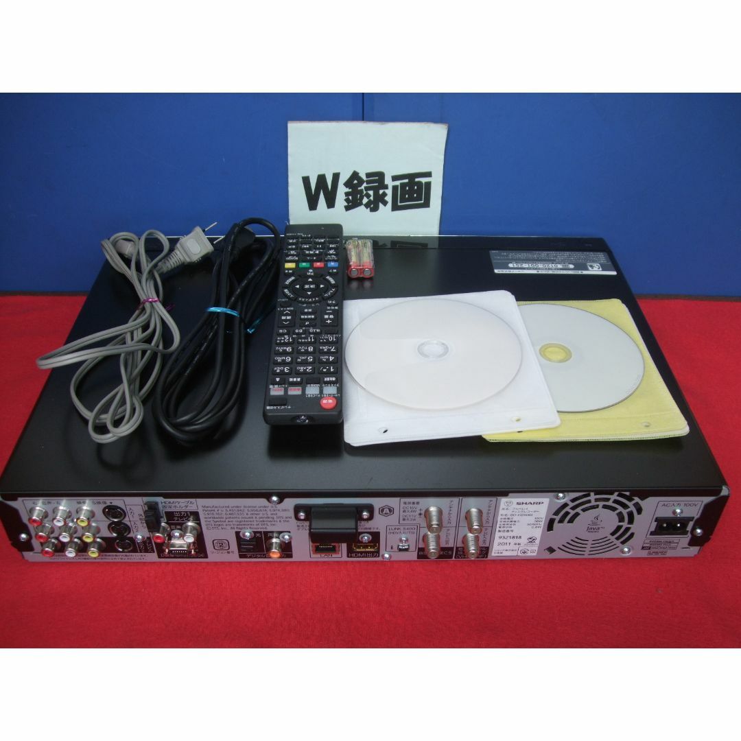 SHARP - シャーフ ブルーレイレコーダー BD-HDW63 W録画 動作品 SHARP - シャーフ ブルーレイレコーダー BD-HDW63 W録画 動作品