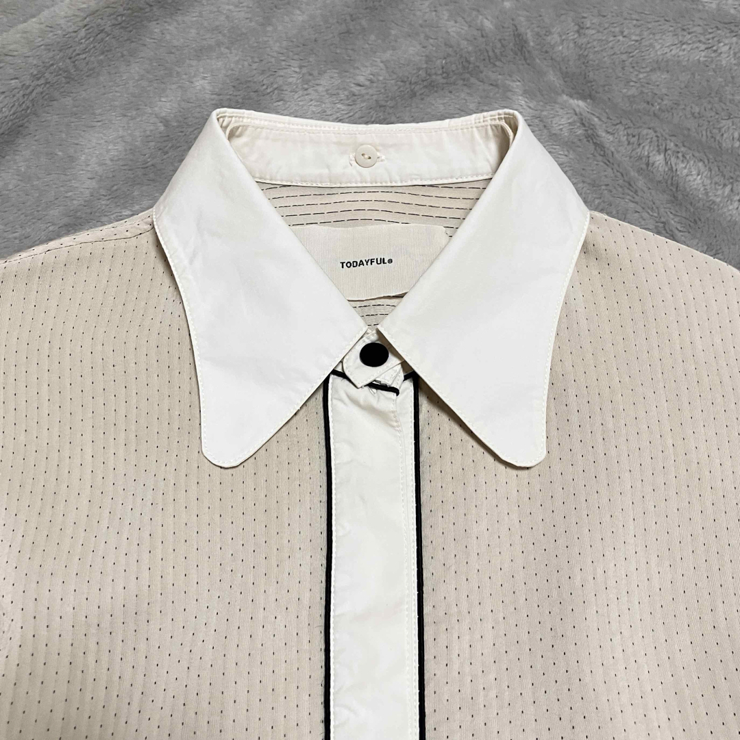 TODAYFUL - トゥデイフル ドットシャツドレス シャツワンピース TODAYFUL - トゥデイフル ドットシャツドレス シャツワンピース