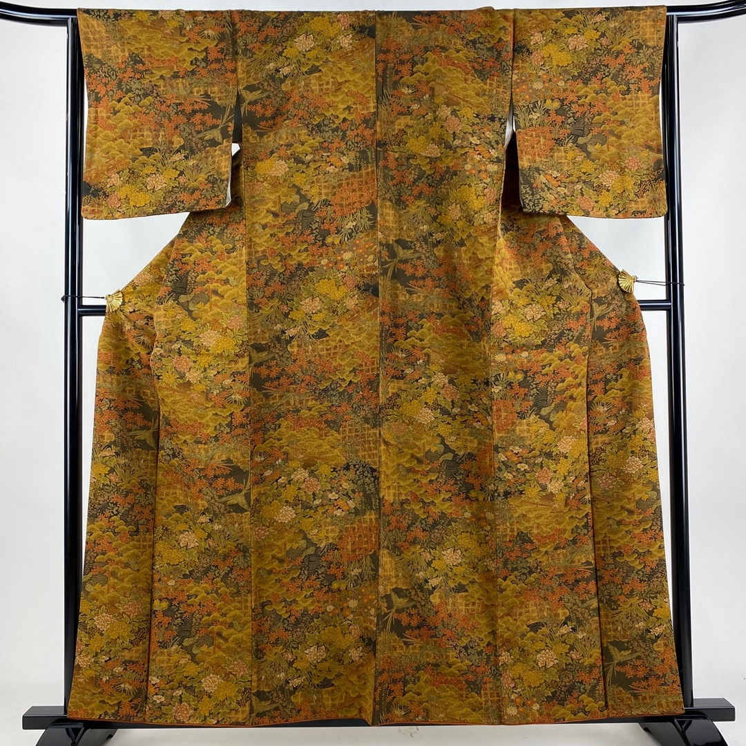 小紋 身丈157.5cm 裄丈65cm 正絹 美品 秀品 【中古】の通販 by 小紋 身丈157.5cm 裄丈65cm 正絹 美品 秀品 【中古】の通販 by