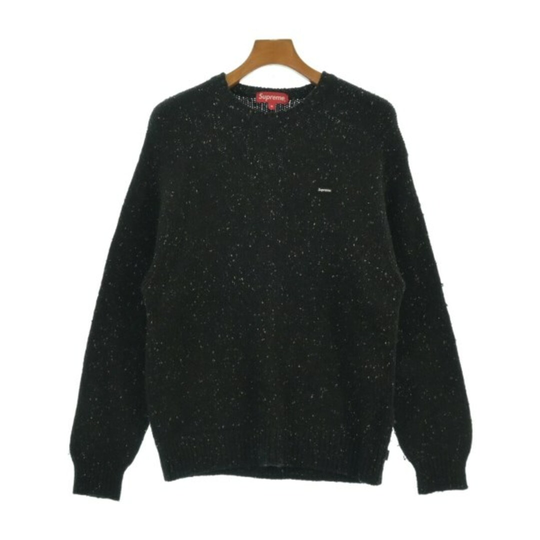 Supreme - Supreme シュプリーム ニット・セーター M 黒x白(総柄 Supreme - Supreme シュプリーム ニット・セーター M 黒x白(総柄