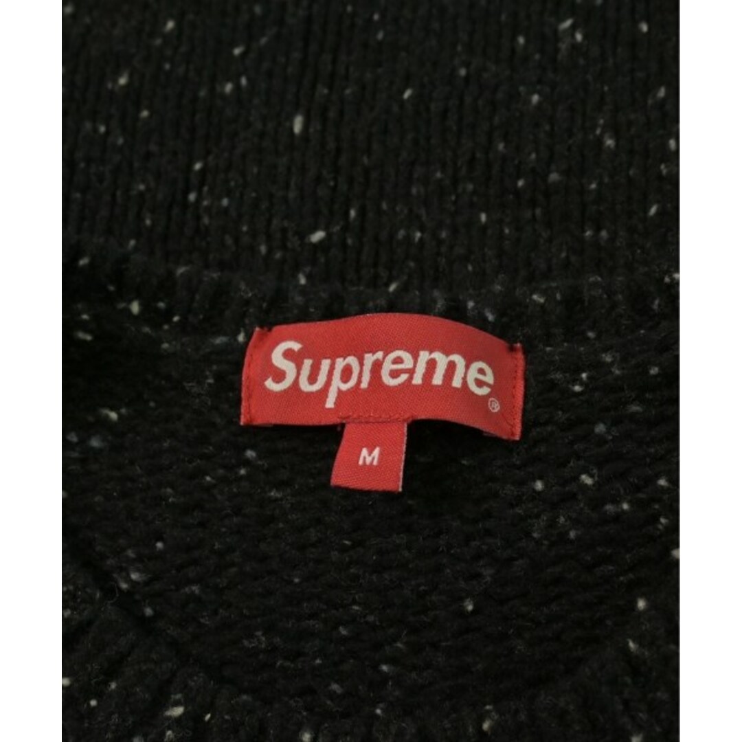 Supreme - Supreme シュプリーム ニット・セーター M 黒x白(総柄 Supreme - Supreme シュプリーム ニット・セーター M 黒x白(総柄